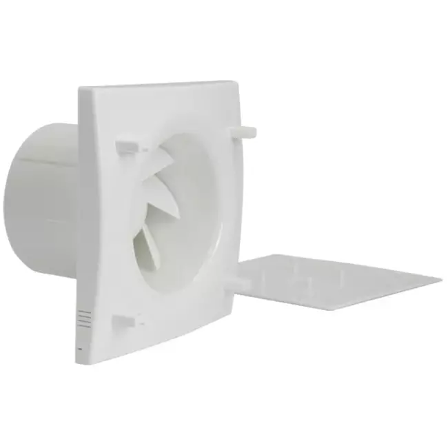 Tystgående badkamerventilator Mute Ø 100 mm - Timer och fuktsensor - Vent Axia Mute 100 HTN