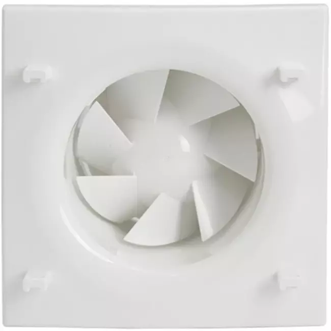 Tystgående badkamerventilator Mute Ø 100 mm - Timer och fuktsensor - Vent Axia Mute 100 HTN