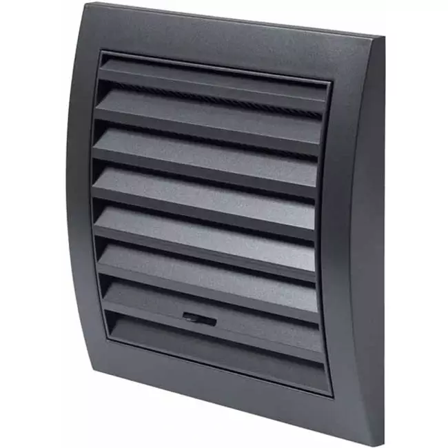 Justerbart väggaller 150x150 mm antracit - N10RA