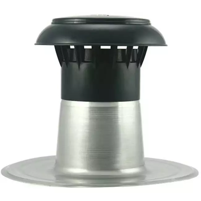 Plåttak ventilation med plastlock Ø 150-160 mm