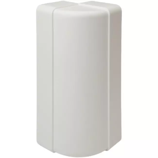 Rektangulär böj av plast vertikal 90° Ø 125 mm - 220x55 mm KLV25-90
