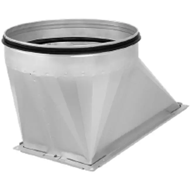 Ruck® övergångskanal/rör - 500x200 - Ø 315 med gummitätning - UKR 1050 315