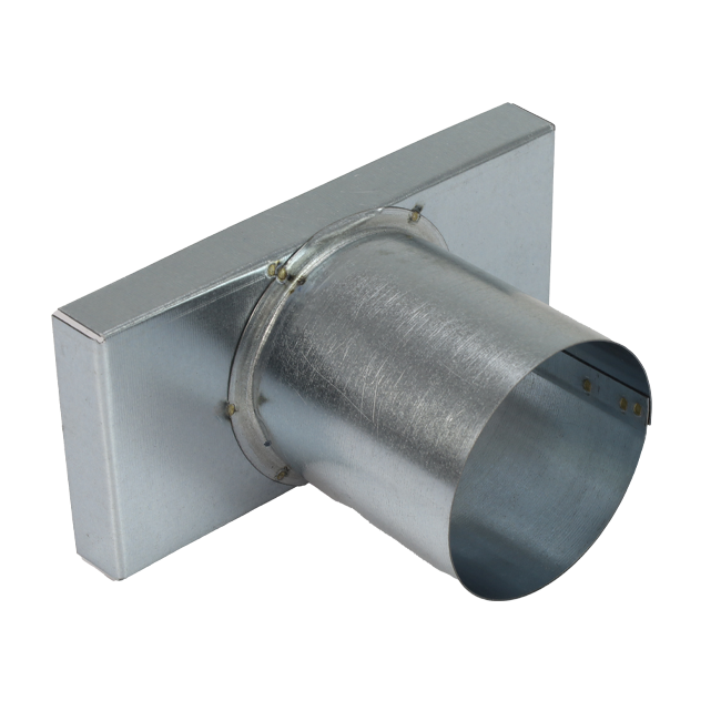 Lock 220x80 mm med anslutning diameter 80 mm för inloppskanal