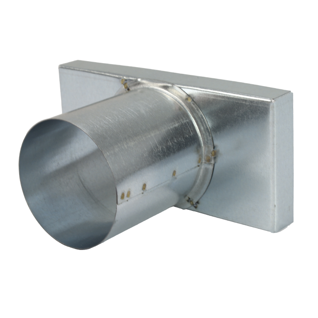 Lock 220x80 mm med anslutning diameter 80 mm för inloppskanal