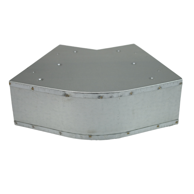 Böj 45 grader 220x80 mm horisontellt för kanalisation