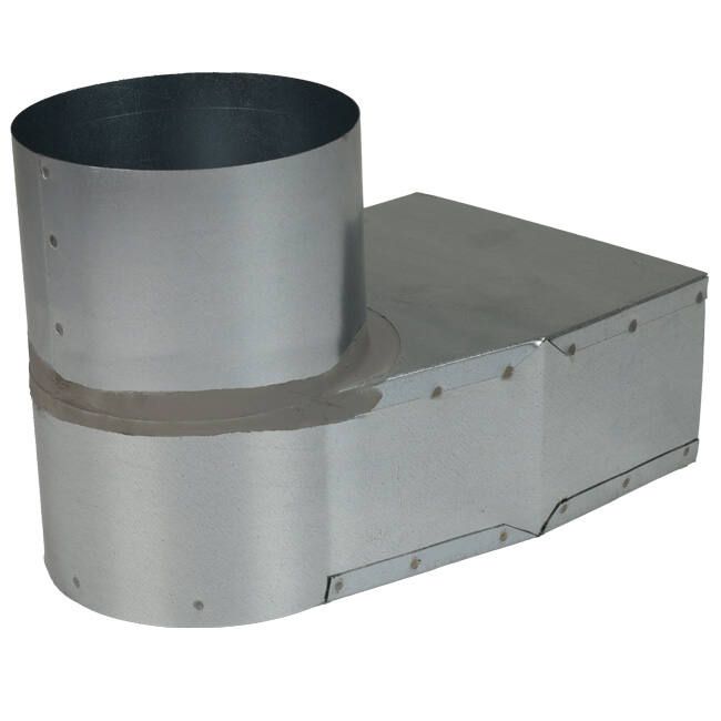 Lepe hörnstycke 220x80 mm till diameter 125 mm