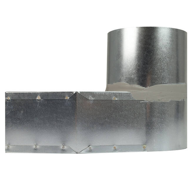 Lepe hörnstycke 220x80 mm till diameter 125 mm