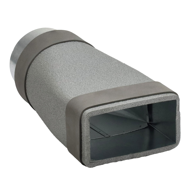Termoduktreducerare 170x80 till diameter 150 mm för kanalisation