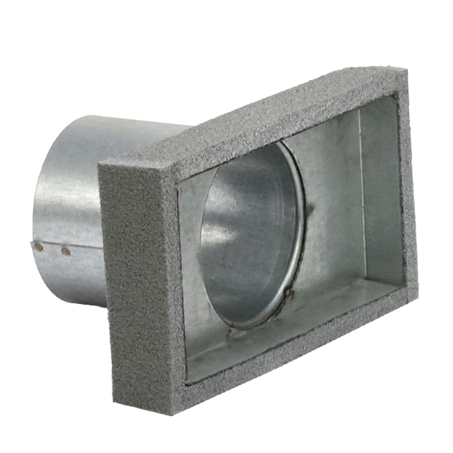 Termoduktkåpa 170x80 med anslutningsdiameter 80 mm för kanalisation