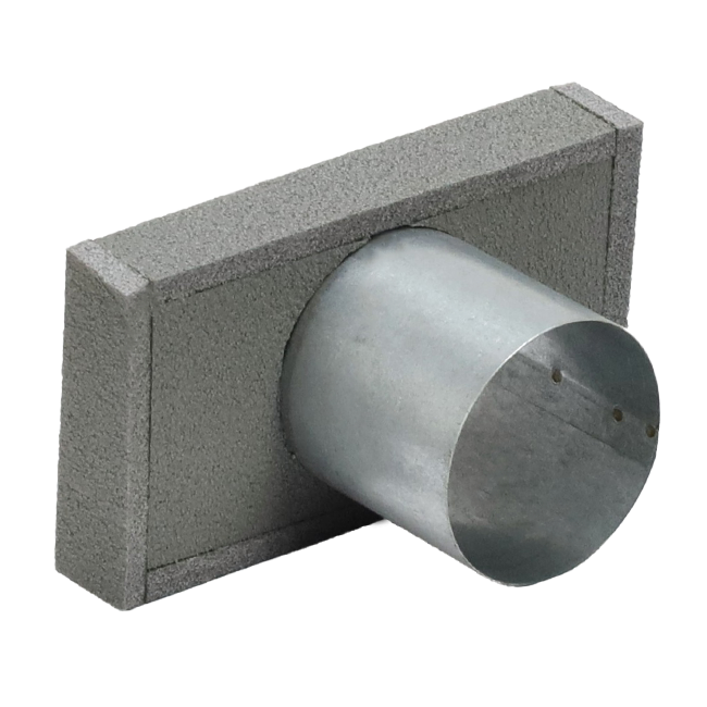 Termoduktkåpa 170x80 med anslutningsdiameter 80 mm för kanalisation