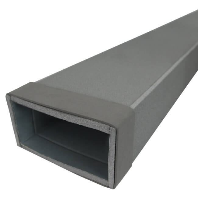 Thermoduct galvaniserade rektangulära ventilationskanaler 220x80 mm L=1500 mm