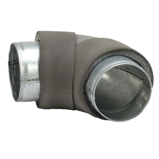 Termoduktens böjdiameter 80 mm 90 grader (inte säkert)