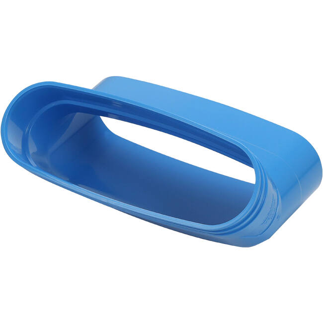 Wavin Ventiza Böj 45 grader PVC oval 235x80 mm vertikal M/S