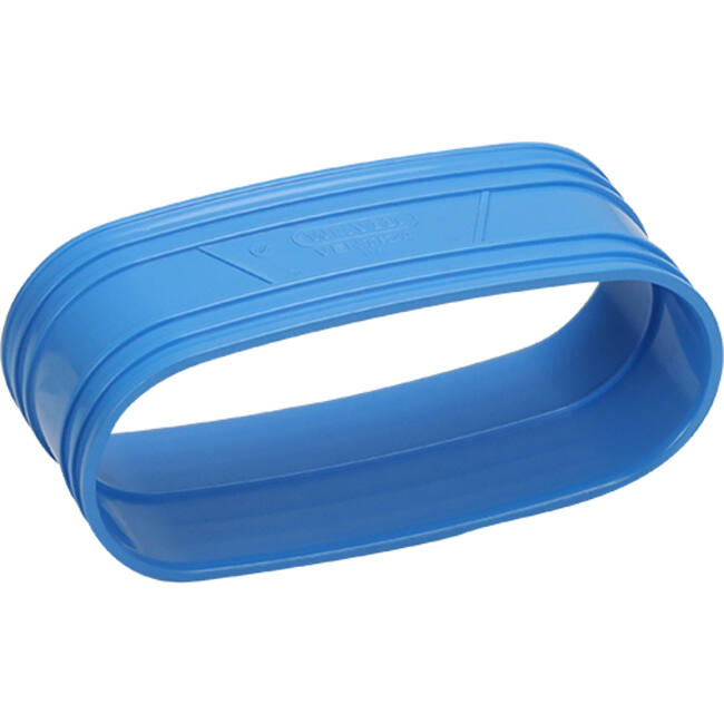 Wavin Ventiza Överskjutningsmuff PVC oval 235x80 mm M/M