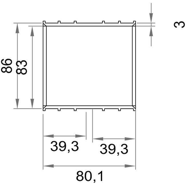Wavin Ventiza Limhylsa PVC oval 195x80 mm M/M