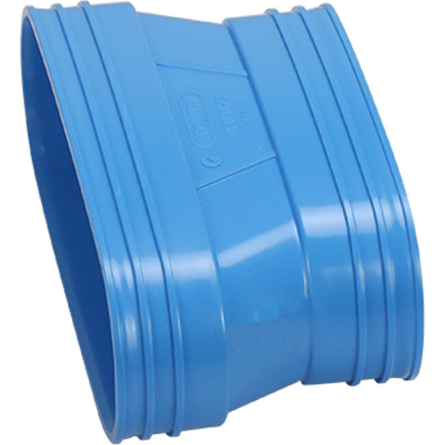 Wavin Ventiza Övergång PVC oval 235x80 mm till 195x80 mm M/M