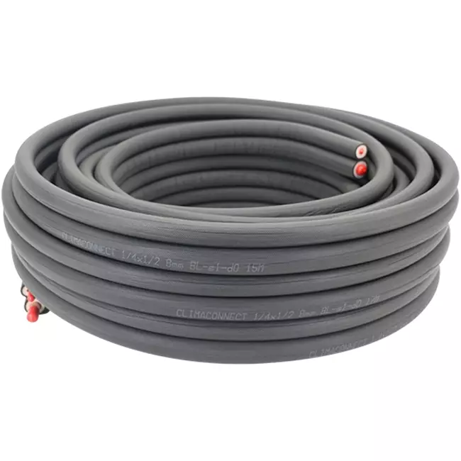ClimaConnect Duo isolerat kylrör 1/4-1/2 rulle 20 meter