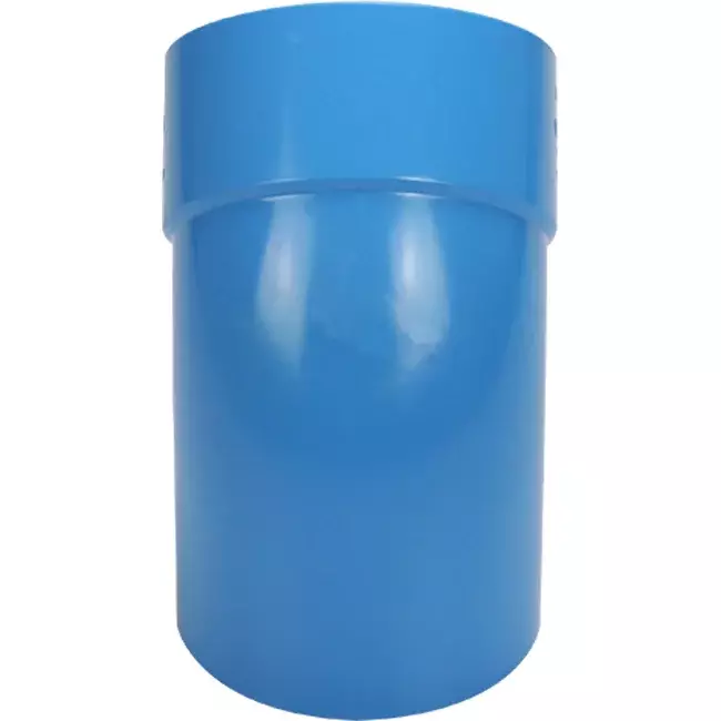 Wavin Ventiza 45 grader böj PVC rund med diameter 125 mm M/S