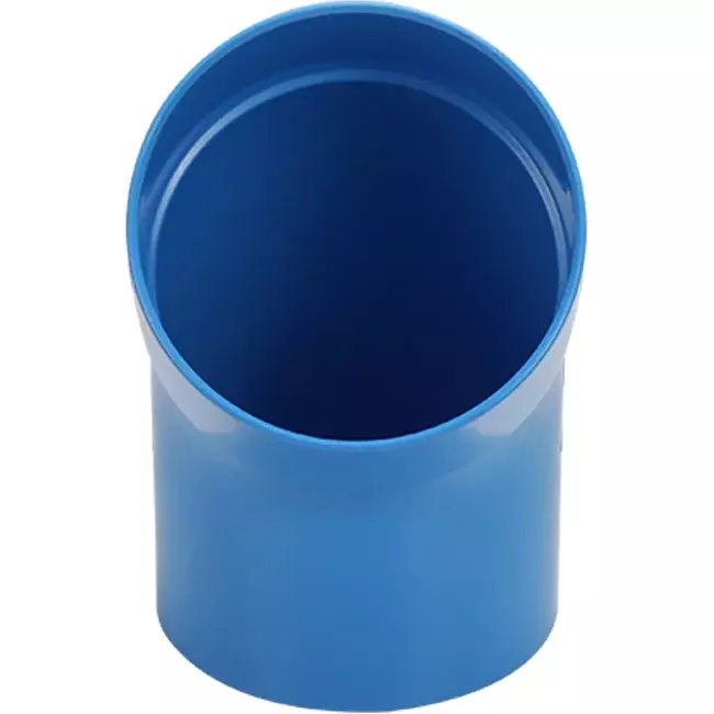 Wavin Ventiza 45 grader böj PVC rund med diameter 125 mm M/S