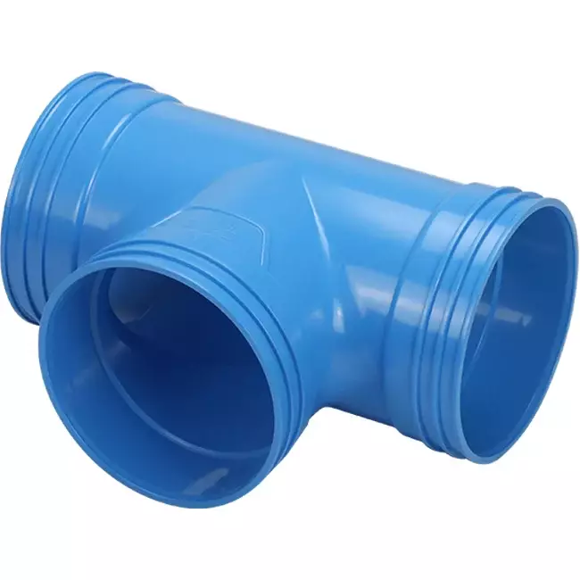 Wavin Ventiza T-stycke 90 grader PVC runt 160 mm M/M/M