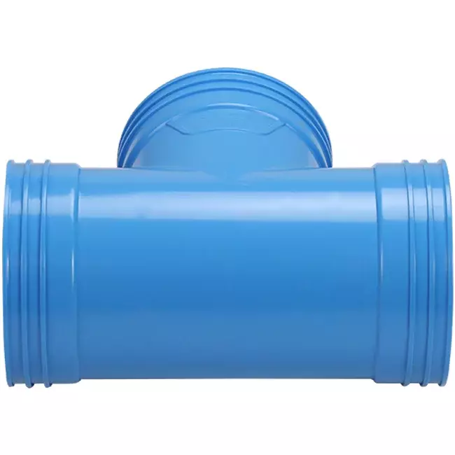 Wavin Ventiza T-stycke 90 grader PVC runt 160 mm M/M/M