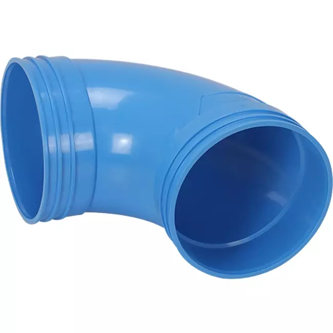 Wavin Ventiza 90 grader Böj PVC rund 125 mm M/M