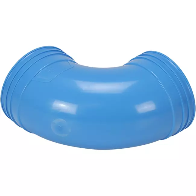 Wavin Ventiza 90 grader Böj PVC rund 125 mm M/M