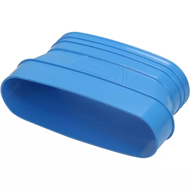 Wavin Ventiza Övergång PVC oval 235x80 mm till 195x80 mm M/S