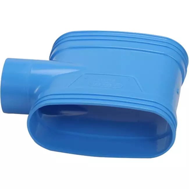 Wavin Ventiza T-stycke PVC oval 195x80 mm M/M/M