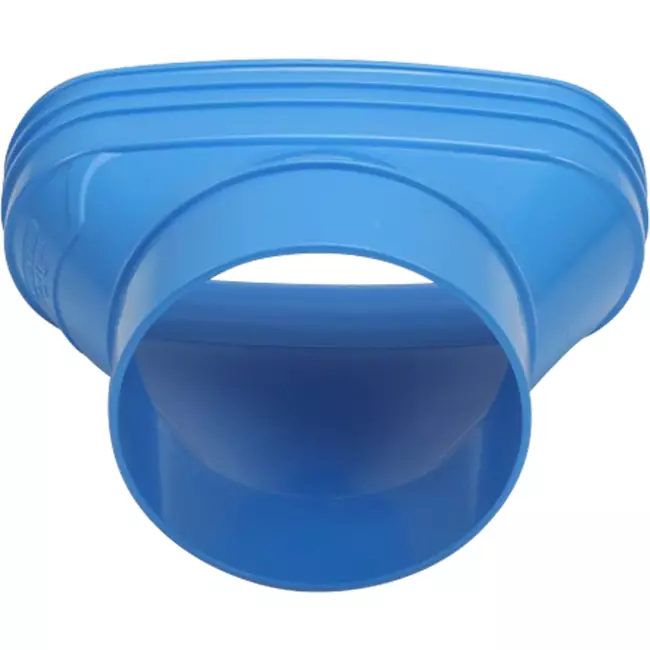 Wavin Ventiza Övergång PVC oval 195x80 mm till 125 mm excentrisk M/S