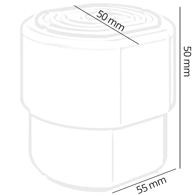 ClimaConnect vibrationssats 1.2 blå/gul, med fjäder, för enheter upp till 80 KG