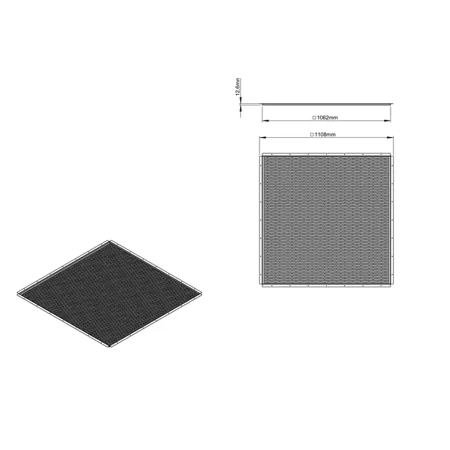 Skyddsgaller för filterbox MPC 1200 - SG FB 1200