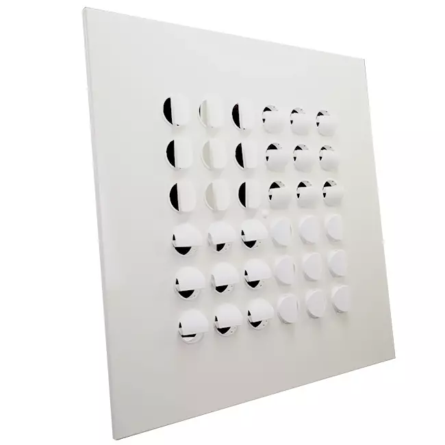Multimunstycke takdiffusor 596x596mm – MN24 RAL9010
