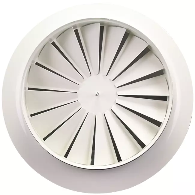 Virvelspridare rund 100 mm centralskruv - SWR100