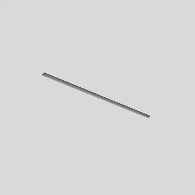Ergovent ramlöst galler 500 mm med anslutningsdiameter 75 mm - standard