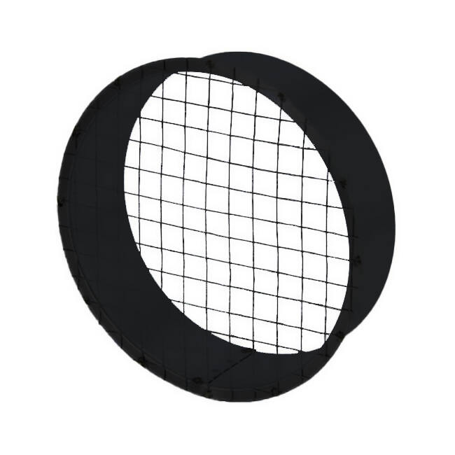 Rörgaller diameter 180 mm 90 grader (förzinkad) RAL9005