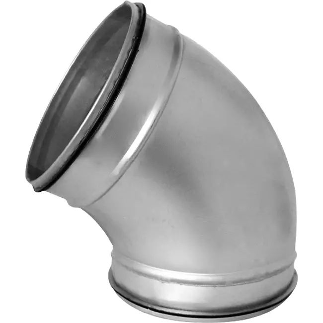 Rund spiralböj 60° Ø 100 mm till spiralrör