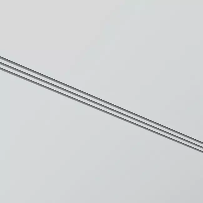 Ergovent infällbart ramlöst linjegaller 1000 mm med anslutningsdiameter 150 mm – luftkonditionering – 3 slitsar