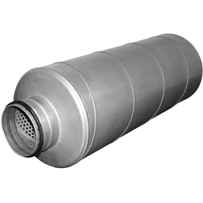 Spiro-SAFE ljuddämpare diameter 125 mm - längd 600 mm (50 mm isolering)