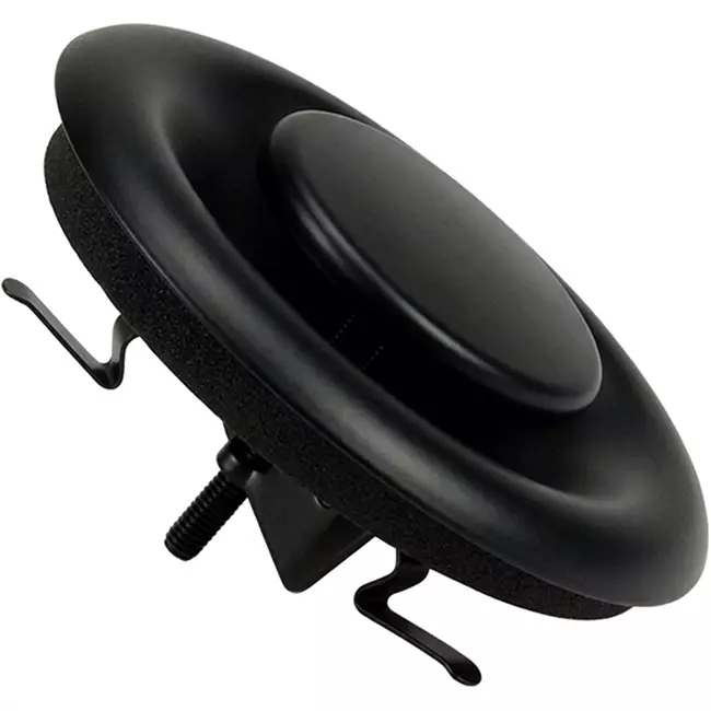 Ventilationsavgasventil metall 160 mm med fjäderklämmor - DVS-C160 - RAL 9005 30% glansig