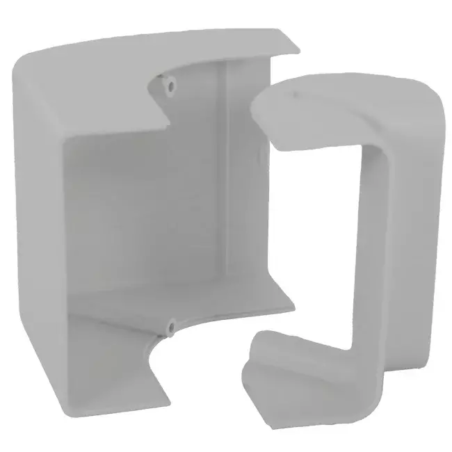 ClimaConnect inre böj för monteringskanal 100 mm - RAL 9010
