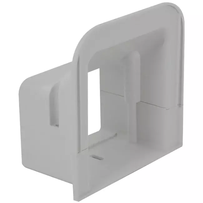 ClimaConnect väggrosett för monteringskanal 75 mm - RAL 9010