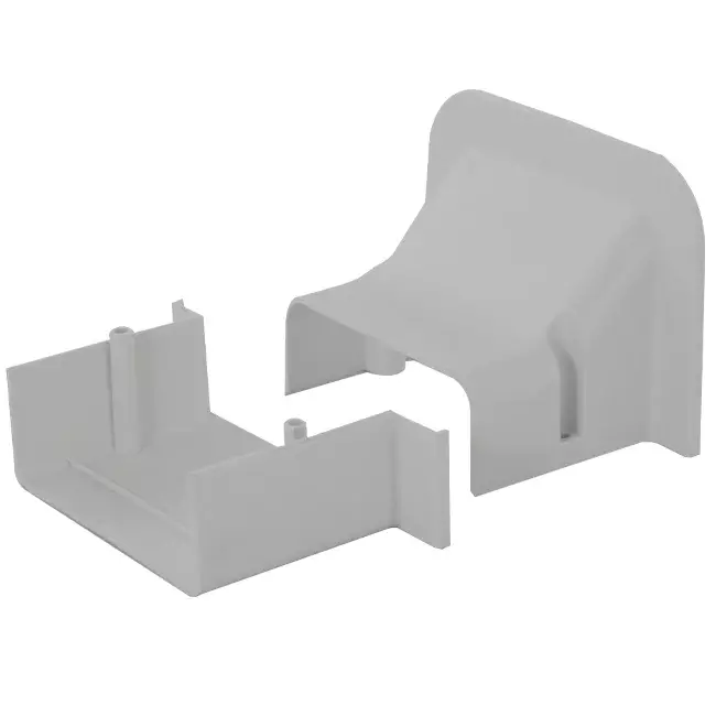 ClimaConnect väggrosett för monteringskanal 75 mm - RAL 9010