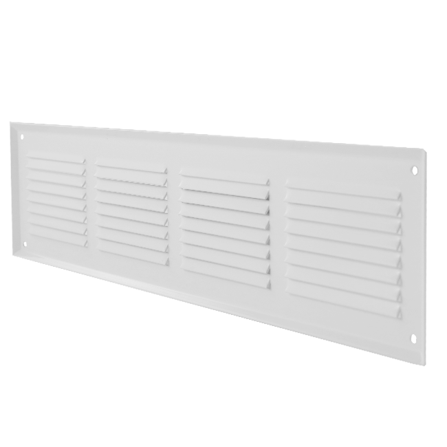 Vägggaller 500x150mm aluminium - RAL9016