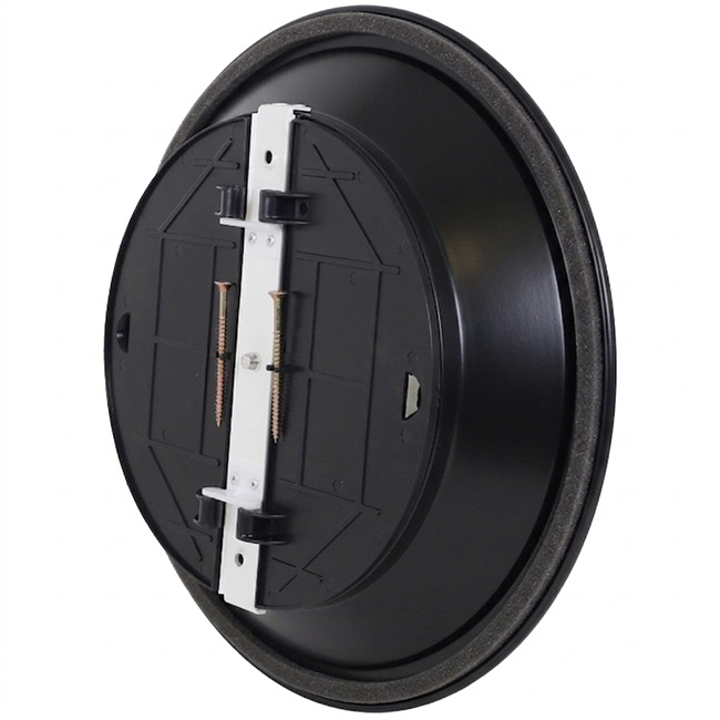 Takdiffusor rund med fast mönster Ø 300 mm - RAL9005 30% glans