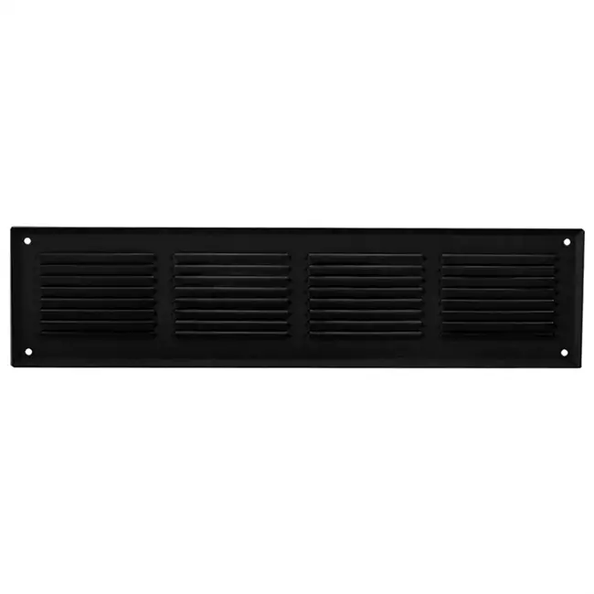 Väggdiffusor 300x100mm aluminium - RAL9005 30% glans