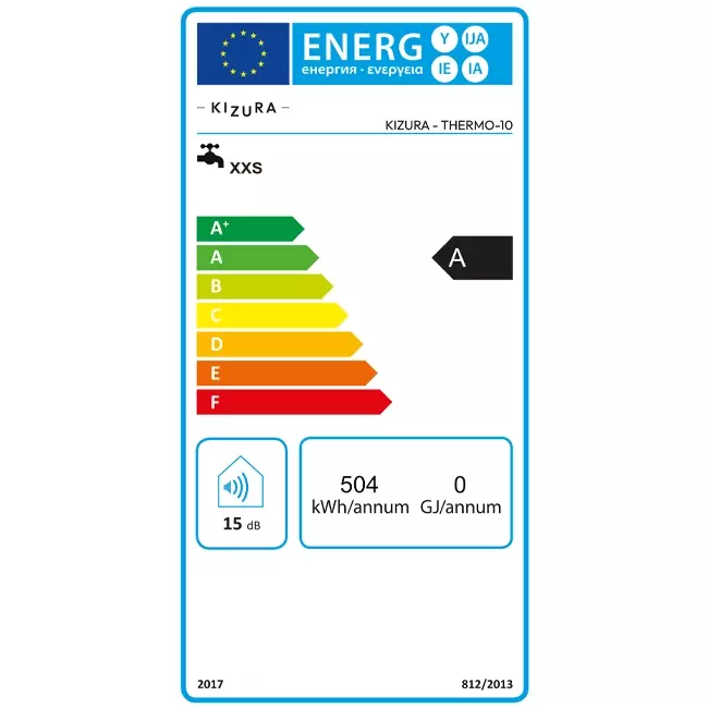 Kizura Close-in elektrisk köksvarmvattenberedare 10 l