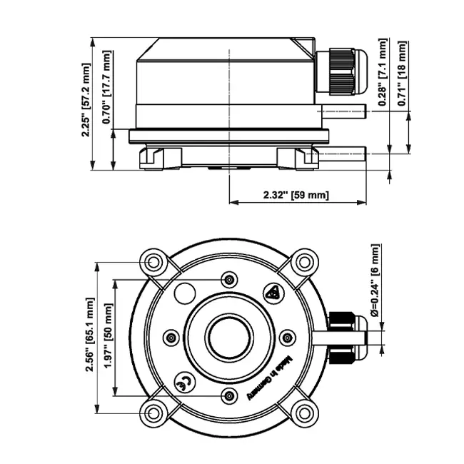 Belimo differenstryckvakt 50 till 500 Pa - 01APS-10U