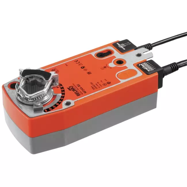 Belimo vridventilställdon med fjäderåtergång 24V - öppna/stäng - 10 Nm - NF24A-S2