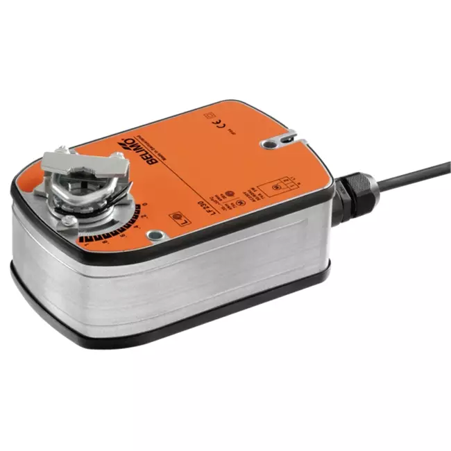 Belimo vridventilställdon med fjäderåtergång 100-240V - öppna/stäng - 4 Nm - LF230